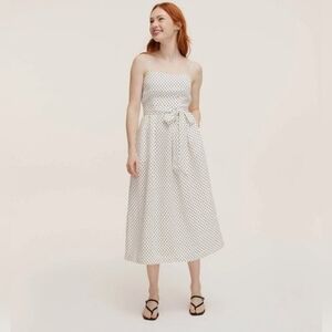 Kate Spade x Target Women's Polka Dot Tie-Waist Linen Dress